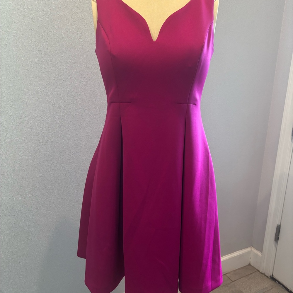 DKNY Fuchsia Sleeveless Mini Dress